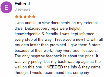 Esther J review